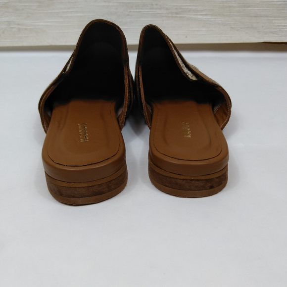 KAANAS Women's Milan Loafer Mules In Honey Snake US 9 - Picture 6 of 11